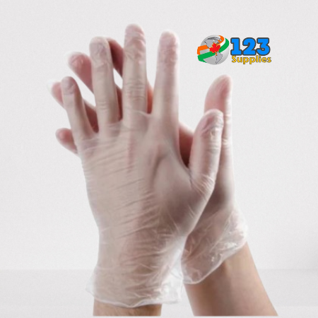 VINYL GLOVES - MASTER CASE CLEAR EXTRA LARGE (10)